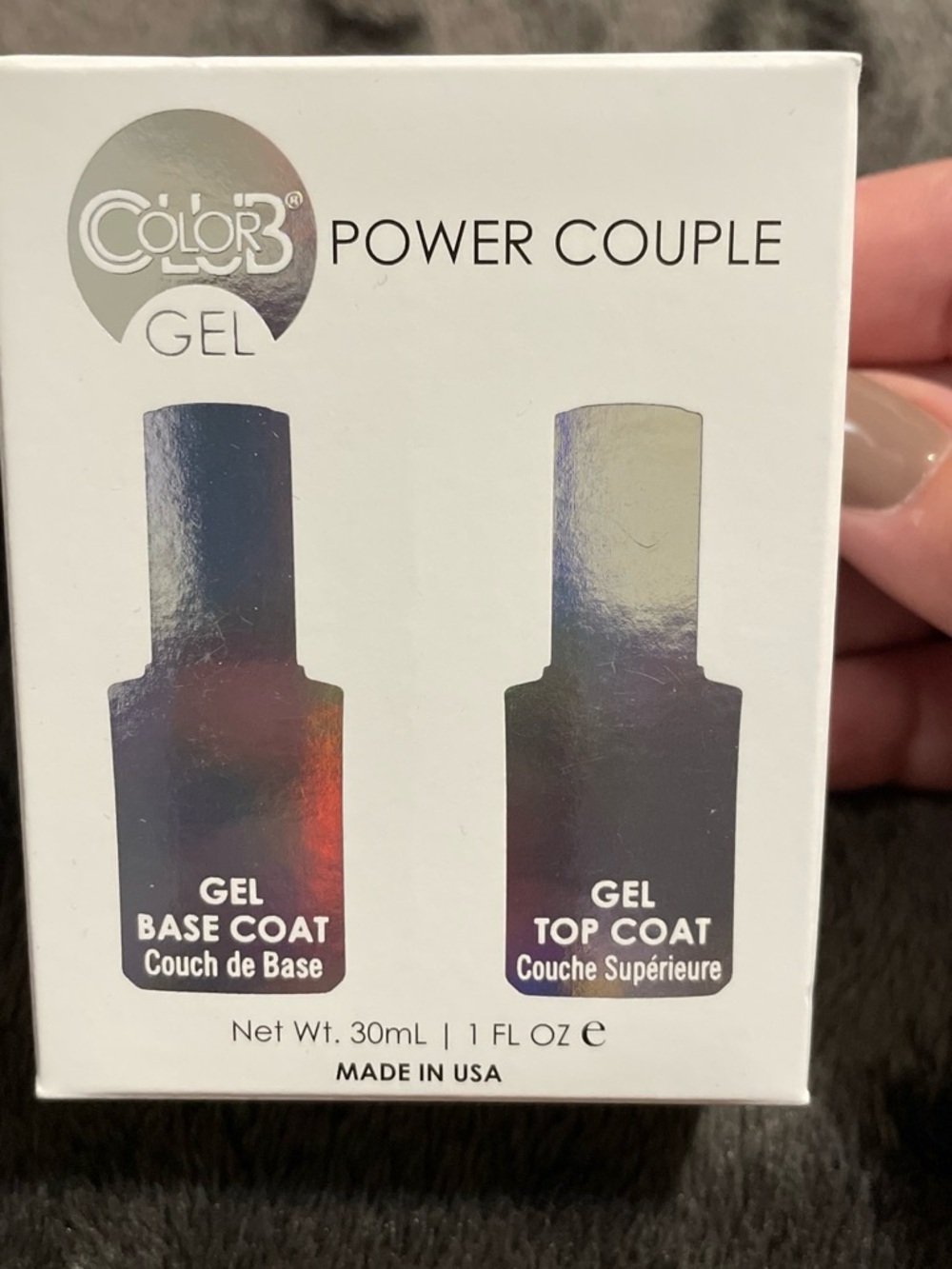 Color Club Power Couple Gel Base & Top Coat - White